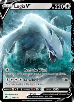 Pokémon-Karte Lugia V 138/195