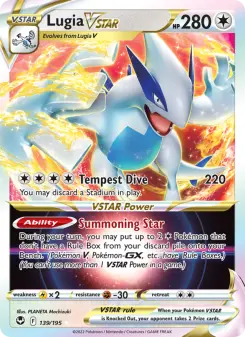 Pokémon-Karte Lugia VSTAR 139/195
