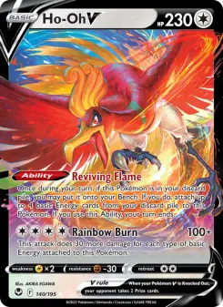 Pokémon-Karte Ho-Oh V 140/195
