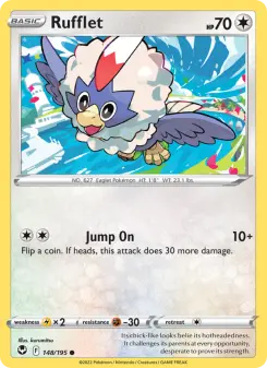 Pokémon-Karte Rufflet 148/195