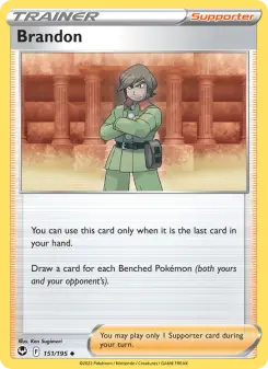 Pokémon-Karte Brandon 151/195