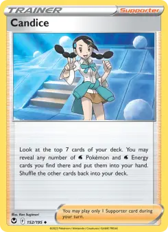 Pokémon-Karte Candice 152/195