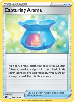 Pokémon-Karte Capturing Aroma 153/195