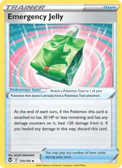Pokémon-Karte Emergency Jelly 155/195