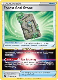 Pokémon-Karte Forest Seal Stone 156/195