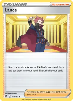 Pokémon-Karte Lance 159/195
