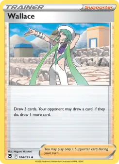 Pokémon-Karte Wallace 166/195