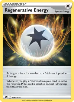 Pokémon-Karte Regenerative Energy 168/195