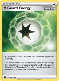 Pokémon-Karte V Guard Energy 169/195