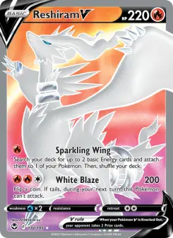 Pokémon-Karte Reshiram V 172/195