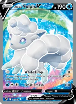 Pokémon-Karte Alolan Vulpix V 173/195