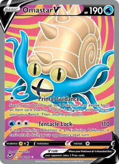 Pokémon-Karte Omastar V 174/195