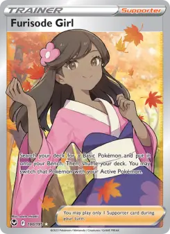 Pokémon-Karte Furisode Girl 190/195