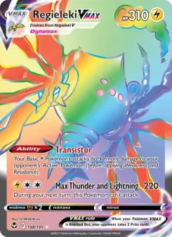 Pokémon-Karte Regieleki VMAX 198/195