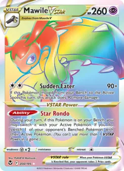 Pokémon-Karte Mawile VSTAR 200/195