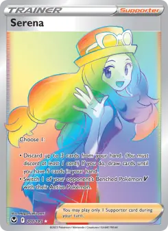 Pokémon-Karte Serena 207/195
