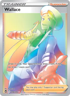 Pokémon-Karte Wallace 208/195