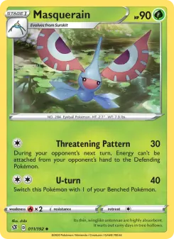 Pokémon-Karte Masquerain 011/192