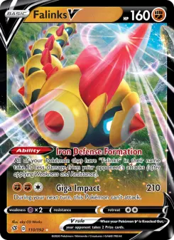 Pokémon-Karte Falinks V 110/192