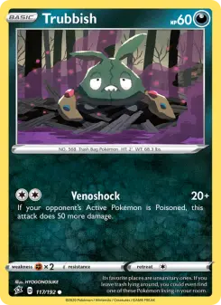 Pokémon-Karte Trubbish 117/192