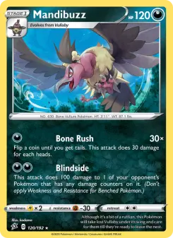 Pokémon-Karte Mandibuzz 120/192