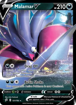 Pokémon-Karte Malamar V 121/192