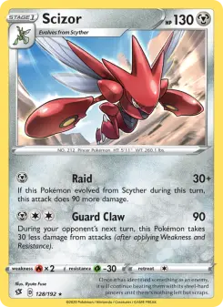 Pokémon-Karte Scizor 128/192
