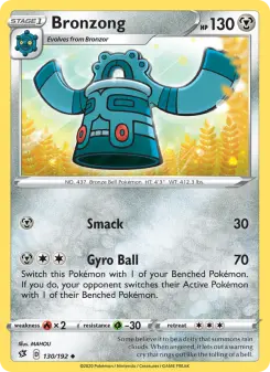 Pokémon-Karte Bronzong 130/192