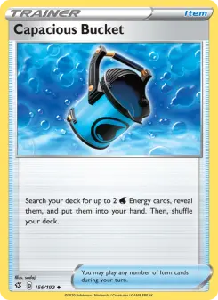 Pokémon-Karte Capacious Bucket 156/192