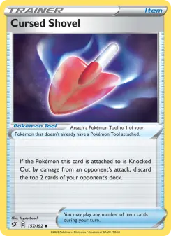 Pokémon-Karte Cursed Shovel 157/192