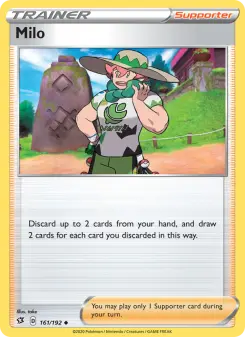 Pokémon-Karte Milo 161/192