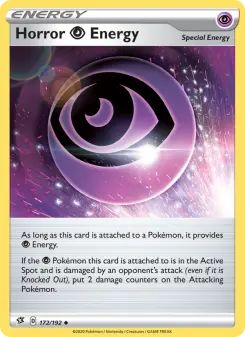 Pokémon-Karte Horror Psychic Energy 172/192
