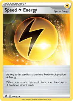 Pokémon-Karte Speed Lightning Energy 173/192