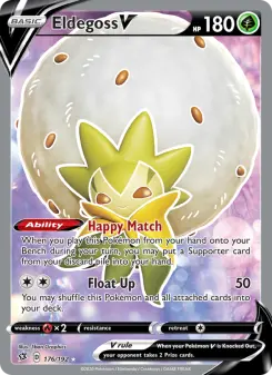 Pokémon-Karte Eldegoss V 176/192