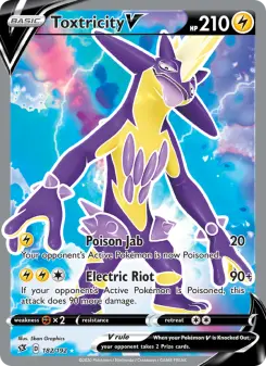 Pokémon-Karte Toxtricity V 182/192
