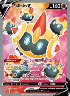 Pokémon-Karte Falinks V 185/192