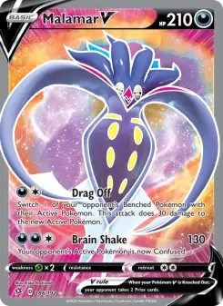 Pokémon-Karte Malamar V 186/192