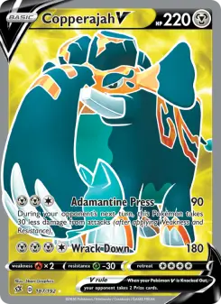 Pokémon-Karte Copperajah V 187/192