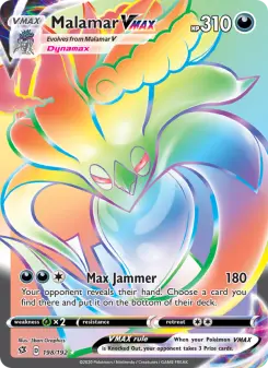 Pokémon-Karte Malamar VMAX 198/192