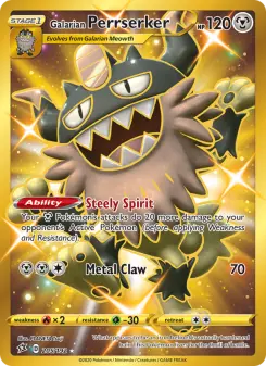 Pokémon-Karte Galarian Perrserker 205/192