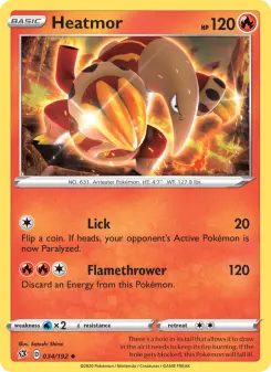 Pokémon-Karte Heatmor 034/192