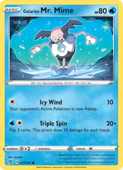 Pokémon-Karte Galarian Mr. Mime 037/192