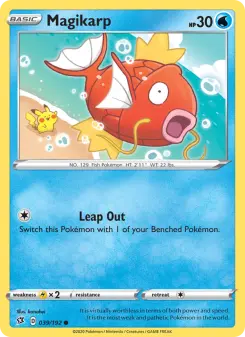 Pokémon-Karte Magikarp 039/192