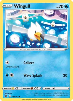 Pokémon-Karte Wingull 041/192