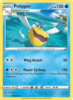 Pokémon-Karte Pelipper 042/192