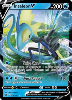 Pokémon-Karte Inteleon V 049/192