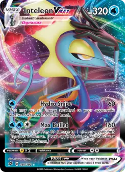 Pokémon-Karte Inteleon VMAX 050/192