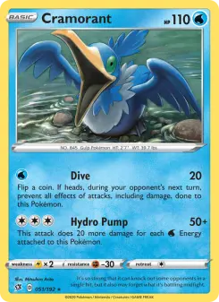 Pokémon-Karte Cramorant 051/192
