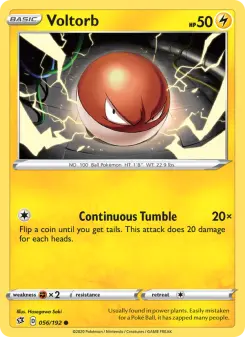 Pokémon-Karte Voltorb 056/192