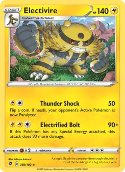 Pokémon-Karte Electivire 059/192